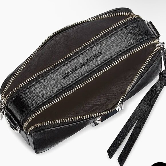 Marc Jacobs The Studded Snapshot Black Camera Bag NEW - Picture 4 of 13
